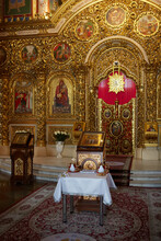Interior Of St. Michael's Golden-Domed Monastery At Kiev, Ukraine.