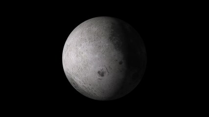 Wall Mural - natural satellite of the world: moon, luna, lunar. beautiful texture and moonlight in green screen. 