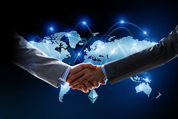Poster - Social Web Network Background Image