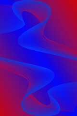 Wall Mural - blue red gradient abstract background with gradient line wave shadow. light blue texture. futuristic graphics with sound wave technology concept. digital design with monochrome cover. modern templates