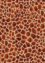 キリン柄　Giraffe Seamless Pattern