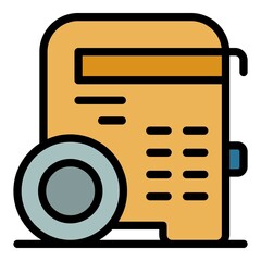 Poster - Welding equipment icon. Outline welding equipment vector icon color flat isolated