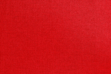 Canvas Print - Dark red fabric cloth texture for background, natural textile seamless pattern.