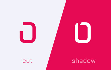 Poster - Set of number 0 minimal logo icon design template elements