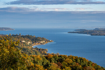 Blick über den Bodensee bei Überlingen