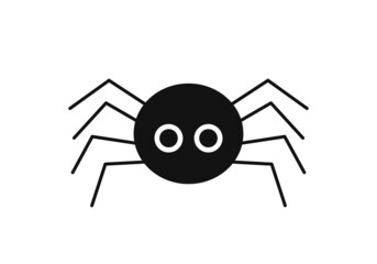Wall Mural - cute spider icon. vector illustration