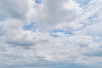 Wall Mural - clouds white soft in the vast blue sky