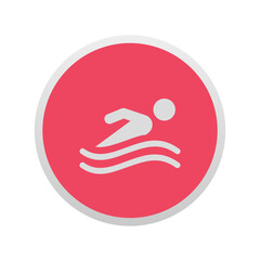 Poster - Swimming - Sticker