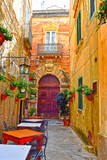 Fototapeta Uliczki - the historic center of Tropea Calabria Italy