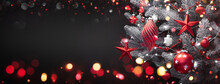 Christmas Decoration With Red Stars