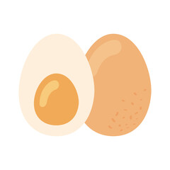 Sticker - boiled egg food