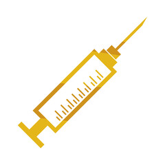 Canvas Print - medical syringe icon