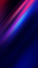 Wall Mural - Dark abstract futuristic background. Digital explosion, ultraviolet neon glow, blurred geometric lines.