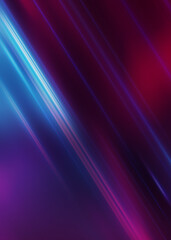 Wall Mural - Dark abstract futuristic background. Digital explosion, ultraviolet neon glow, blurred geometric lines.