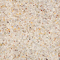 Seamless modern abstract terrazzo pattern swatch. High quality illustration. Random trendy confetti design for textile print or interior design or floor. Colorful micro speckle tile mosaic material.