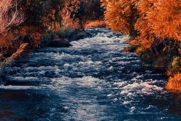 Wall Mural - Turkey Canyon, river and autumn landscapes