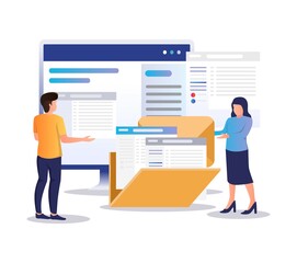 Aufkleber - Selecting email data to post