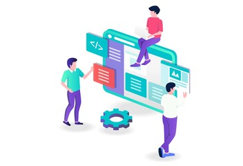 Poster - Blog and web designer and seo optimization