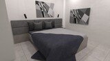 Fototapeta  - Modern apartment interior 3d illustration