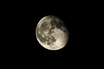 Wall Mural - the moon is earth's only natural satellite and the fifth largest moon in the solar system