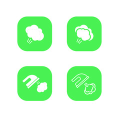 Iron icon vector illustration for ironing service app or button. Steam vector logo.