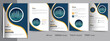 Corporate Bi-fold Brochure Template, Catalog, Booklet Template Design. Fully Editable.	