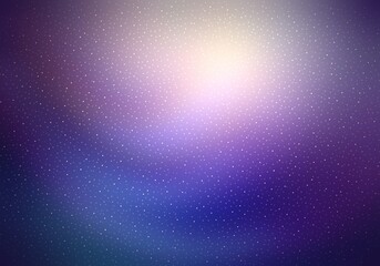 Wall Mural - Shimmering dust flying on dark blue glowing defocus background. Magic of Christmas night sky.