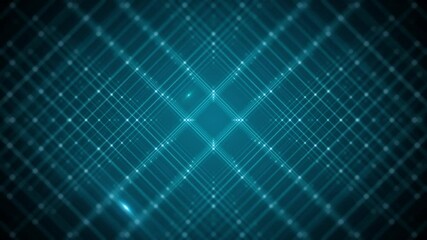 Poster - Abstract Technology Background With Grid Data Zooming In Loop/ 4k animation of an abstract minimal technology background with data grid and lines and outlined cube zooming in seamless looping