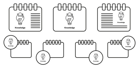 Poster - Lightbulb, graduated vector icon in calender set illustration for ui and ux, website or mobile application