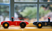 Toy Race Car By The Window