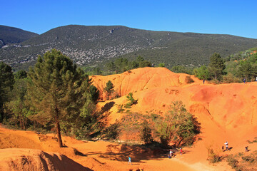 Poster - Colorado provençal, Rustrel, Luberon