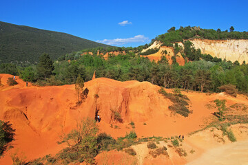 Poster - Colorado provençal, Rustrel, Luberon