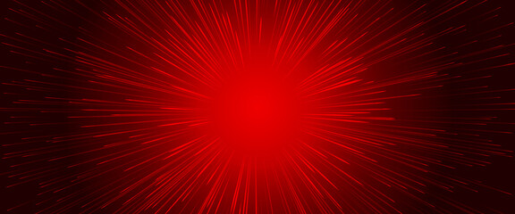 Aufkleber - Abstract red background with burning lines.