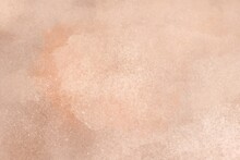 Pastel Warm Orange Paper Texture, Watercolor Background With Bubbles, Stains, Tender Peachy Minimalistic Wallpaper, Beige Paint, Sand, Skin, Light, Color Splash