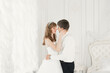 © olegparylyak - Wedding couple bride and groom holding hands