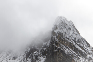 Peak in the clouds