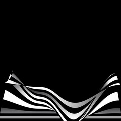 Wall Mural - black abstract background design vector