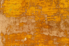 Yellow And Orange Rough Textured Background For Copy Space