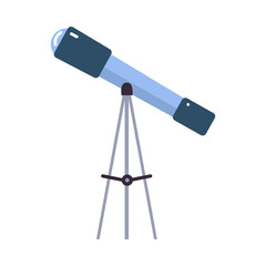 Wall Mural - Telescope for Star Watching as Kids Toy Vector Illustration