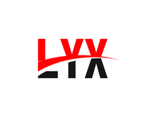 LYX Letter Initial Logo Design Vector Illustration