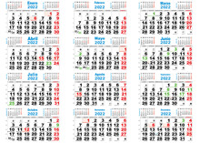 Calendario 2022 Santoral Y Lunas España