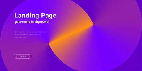 Poster - futuristic gradient background. circle gradient shapes composition. vector illustration.