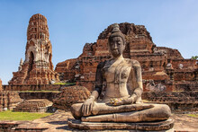 Wat Mahathat Temple In Ayutthaya