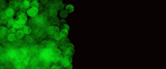 Wall Mural - green screen looping animated background