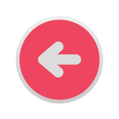 Arrow Backward - Sticker