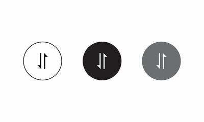 Poster - Mobile Data Button Icon Vector. Internet UI Symbols