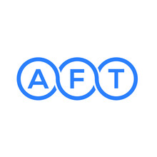 AFT Letter Logo Design On White Background. AFT Creative Initials Letter Logo Concept. AFT Letter Design. 