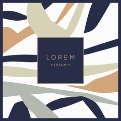 Poster - modern backgrounds with abstract elements and dynamic shapes. compositions of colored spots. vector 