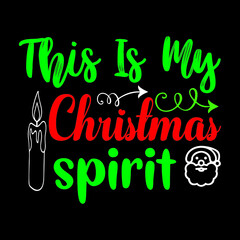 Wall Mural - this is my christmas spirit