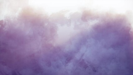 Wall Mural - passing clouds fly in the sky loop. soft clouds fly in the sky background seamless loop animation.